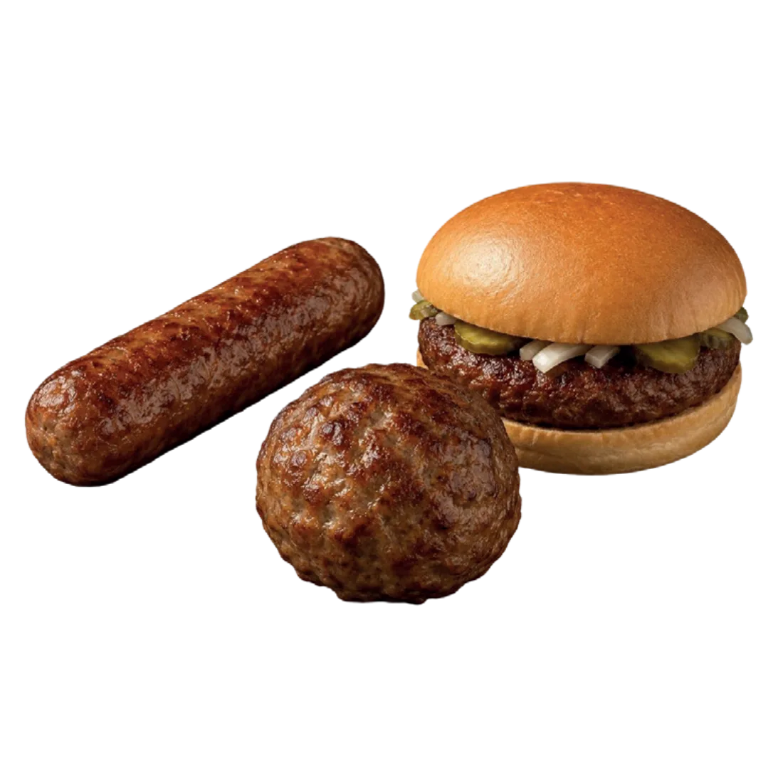 Fricandelle, boulette et burger